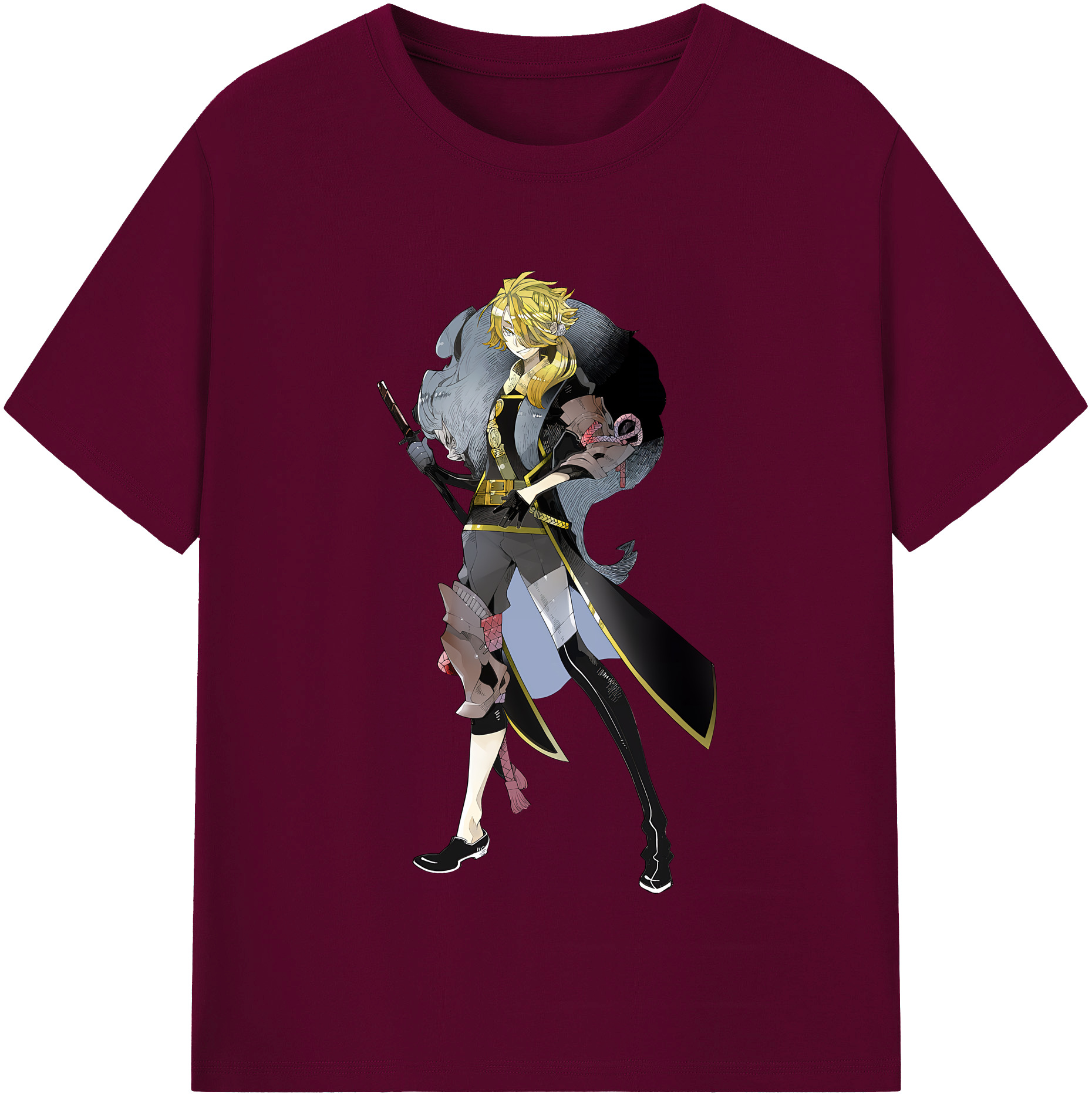 （画像用） 刀剣乱舞 Touken Ranbu レディースカジュアルプリントTシャツ（綿100％）